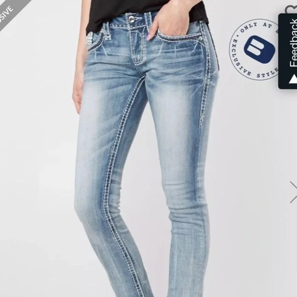 ROCK REVIVAL Jena Straight Stretch Jean ?. - Picture 9 of 16